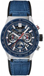 TAG Heuer Carrera Niebieski/Guma Ø43 mm CBG2011.FC6430