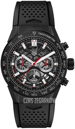 TAG Heuer Carrera Czarny/Guma Ø45 mm CBG2A90.FT6173