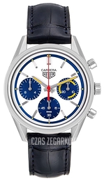 TAG Heuer Carrera Biały/Skóra Ø39 mm CBK221C.FC6488