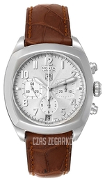 TAG Heuer Monza Srebrny/Skóra Ø37 mm CR5111.FC6176