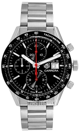 TAG Heuer Carrera Czarny/Stal Ø41 mm CV201AK.BA0727