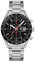 TAG Heuer Carrera Czarny/Stal Ø41 mm CV201AM.BA0723
