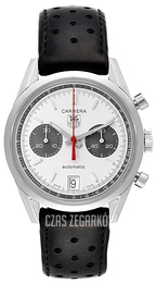 TAG Heuer Carrera Jack Heuer Srebrny/Skóra Ø39 mm CV2117.FC6182