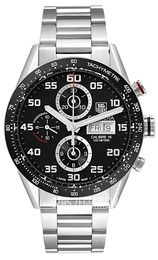 TAG Heuer Carrera Calibre 16 Day Date Automatic Chronograph Czarny/Stal Ø43 mm CV2A1R.BA0799