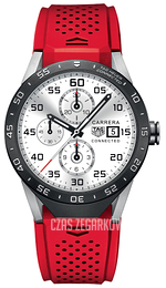 TAG Heuer Connected Srebrny/Guma Ø46 mm SAR8A80.FT6057