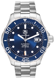 TAG Heuer Aquaracer Calibre 5 Automatic Niebieski/Stal Ø41 mm WAN2111.BA0822