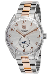 TAG Heuer Carrera Heritage Srebrny/Stal Ø39 mm WAS2112.BD0734