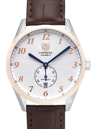 TAG Heuer Calibre 6 Srebrny/Skóra Ø39 mm WAS2156.FC6181