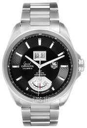 TAG Heuer Grand Carrera Calibre 8RS Grande Date And GMT Czarny/Stal Ø42.5 mm WAV5111.BA0901