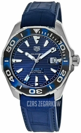 TAG Heuer Aquaracer Niebieski/Guma Ø43 mm WAY201P.FT6178