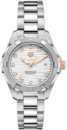 TAG Heuer Aquaracer Lady Biały/Stal Ø32 mm WBD2320.BA0740