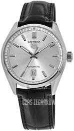 TAG Heuer Carrera Srebrny/Skóra Ø39 mm WBN2111.FC6505