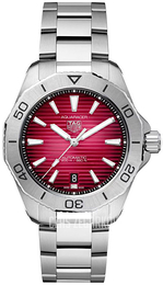 TAG Heuer Aquaracer Professional 200 Czerwony/Stal Ø40 mm WBP2114.BA0627