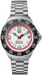 TAG Heuer Formula 1 Solargraph Biały/Stal Ø38 mm WBY1111.BA0042