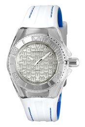 Technomarine Cruise Monogram Srebrny/Guma Ø34 mm TM-115155