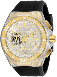 Technomarine Srebrny/Guma Ø46.65 mm TM-118128