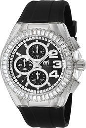 Technomarine Cruise Glitz Srebrny/Skóra Ø45 mm TM-121006