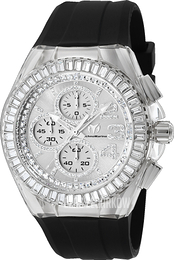 Technomarine Cruise Glitz Srebrny/Skóra Ø45 mm TM-121007