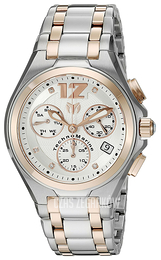 Technomarine Manta Neo Classic Srebrny/Stal w kolorze różowego złota Ø40 mm TM-215018