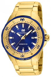 Technomarine Manta Sea Niebieski/Stal w odcieniu złota Ø48 mm TM-215096