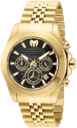 Technomarine Czarny/Stal w odcieniu złota Ø42 mm TM-219023