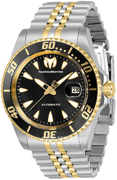 Technomarine Czarny/Stal w odcieniu złota Ø42 mm TM-219048