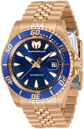 Technomarine Niebieski/Stal w kolorze różowego złota Ø42 mm TM-219055
