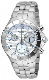 Technomarine Sea Pearl Biały/Stal Ø44 mm TM-715018