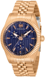 Technomarine Sea Dream Niebieski/Stal w kolorze różowego złota Ø38 mm TM-719020