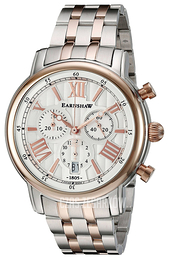 Thomas Earnshaw Longcase Biały/Stal w kolorze różowego złota Ø43 mm ES-0016-44