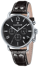 Thomas Earnshaw Investigator Czarny/Skóra Ø43 mm ES-8001-08