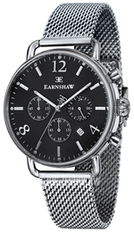 Thomas Earnshaw Investigator Czarny/Stal Ø43 mm ES-8001-11