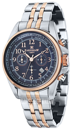 Thomas Earnshaw Commodore Niebieski/Stal w kolorze różowego złota Ø45 mm ES-8028-77