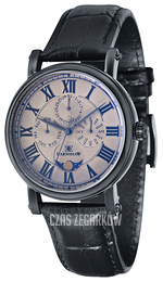 Thomas Earnshaw Maskelyne Szary/Skóra Ø42 mm ES-8031-05