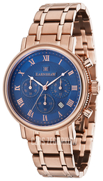 Thomas Earnshaw Beaufort Niebieski/Stal w kolorze różowego złota Ø43 mm ES-8051-33