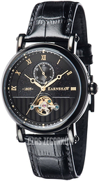 Thomas Earnshaw Maskelyne Czarny/Skóra Ø43 mm ES-8114-02