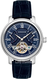 Thomas Earnshaw Longcase Niebieski/Skóra Ø43 mm ES-8169-02