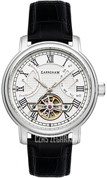 Thomas Earnshaw Longcase Srebrny/Skóra Ø43 mm ES-8169-04