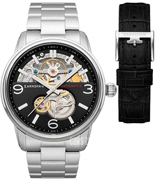 Thomas Earnshaw Carlyle Czarny/Stal Ø42 mm ES-8178-11