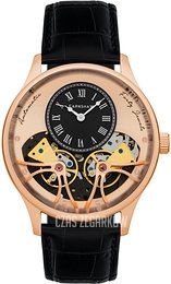 Thomas Earnshaw Scientists Faraday Czarny/Skóra Ø44 mm ES-8179-0C