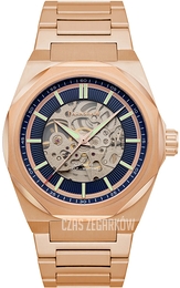 Thomas Earnshaw Clark Niebieski/Stal w kolorze różowego złota Ø44 mm ES-8182-88