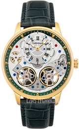 Thomas Earnshaw Brewster Zielony/Skóra Ø42 mm ES-8273-05