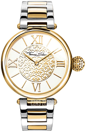 Thomas Sabo Karma Biały/Stal w odcieniu złota Ø38 mm WA0299-291-202