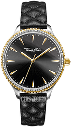 Thomas Sabo Czarny/Skóra Ø38 mm WA0323-221-203