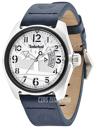 Timberland Sherington Srebrny/Skóra Ø42 mm 13679JLTB/04