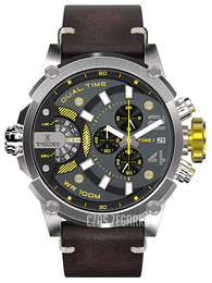 Timecode Marconi 1896 Szary/Skóra Ø46 mm TC-1002-09