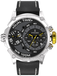 Timecode Marconi 1896 Czarny/Skóra Ø46 mm TC-1002-14