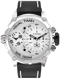 Timecode Marconi 1896 Biały/Skóra Ø46 mm TC-1002-16