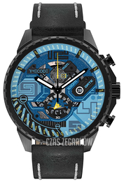 Timecode Atom Niebieski/Skóra Ø50 mm TC-1013-01