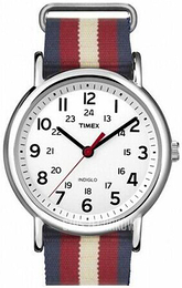 Timex Weekender Biały/Tkanina Ø40 mm ABT516